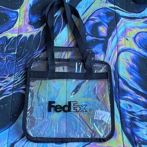 Clear bag with zipper